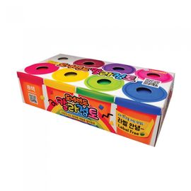 Donerland Color Clay 8-Color Set | Wheat-Based Modeling Dough | Non-Toxic Sensory Play | Made in Korea